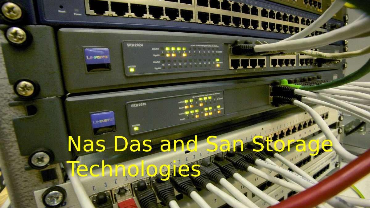 Nas Das and San Storage Technologies