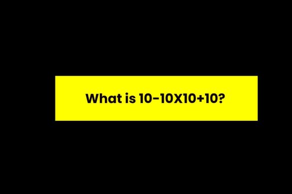 10-10X10+10