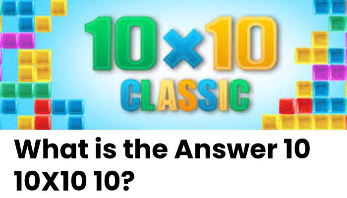 What is 10-10X10+10_ 