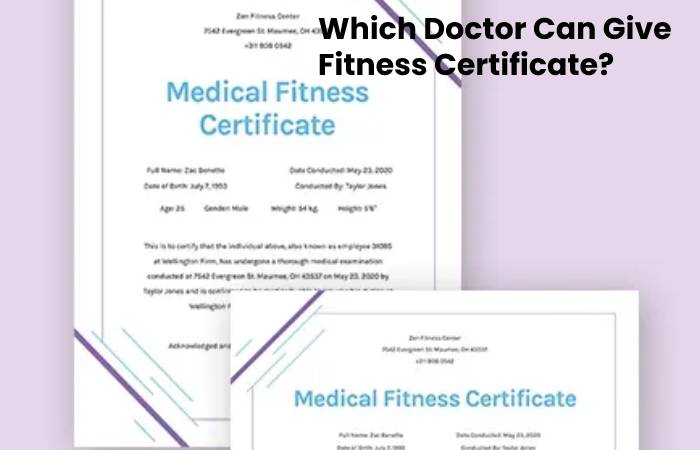 Medical Fitness Certificate 