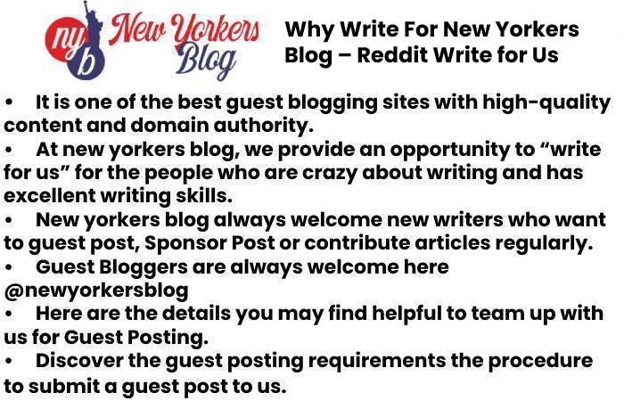 Reddit write for us 