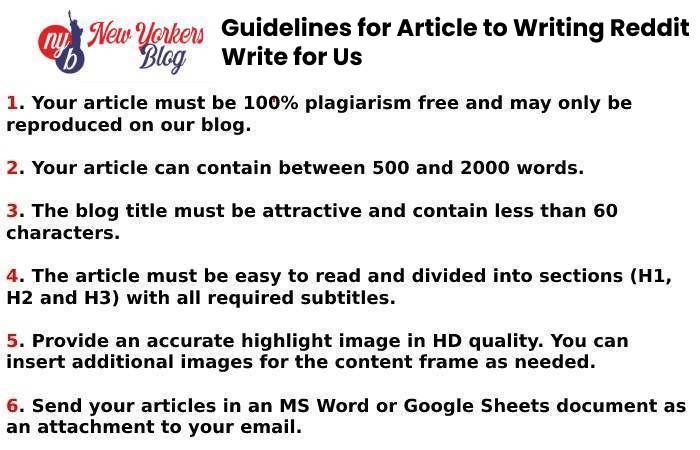 Reddit write for us 