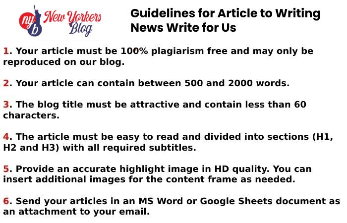 new write for us guidelines