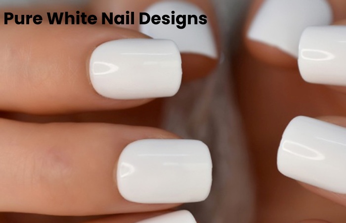 Short White Nails