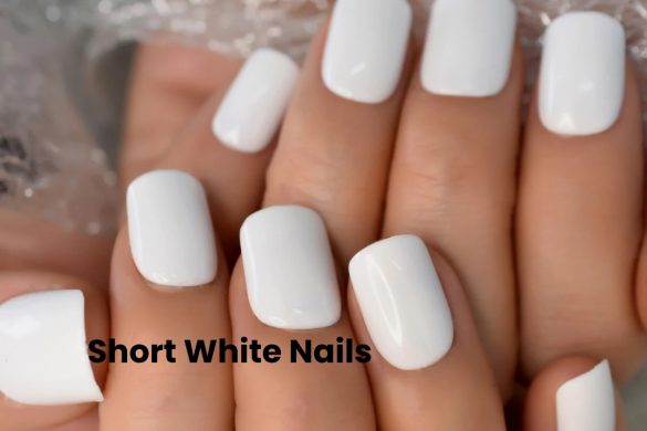 Short White Nails (9)