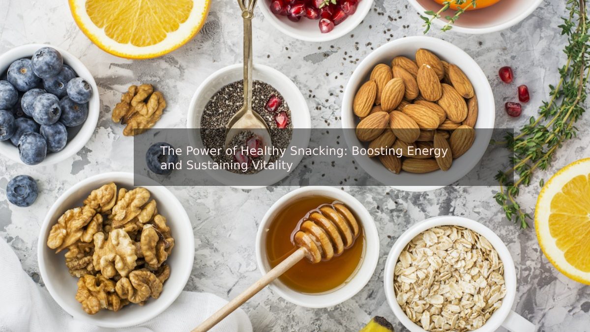 Healthy Snacking: Boosting Energy and Sustaining Vitality