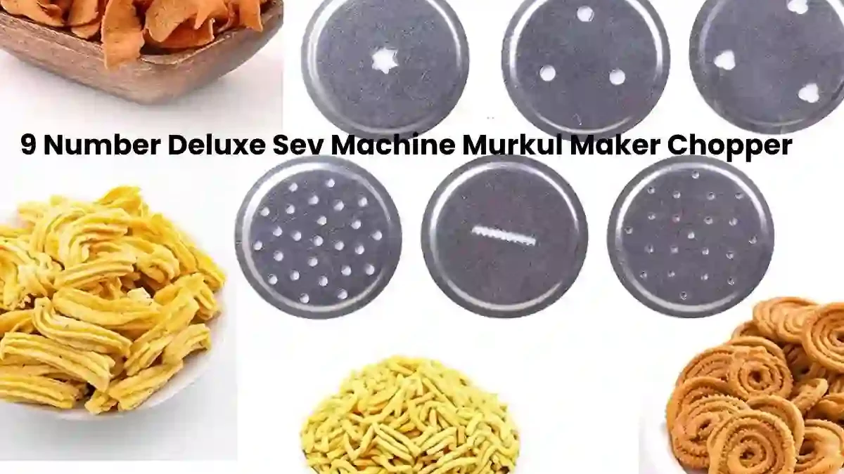 9 Number Deluxe Sev Machine Murkul Maker Chopper [2023]