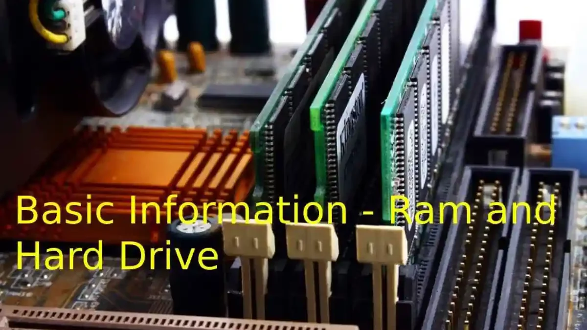 Ram and Hard Drive – Basic Information for Knowledge [2023]