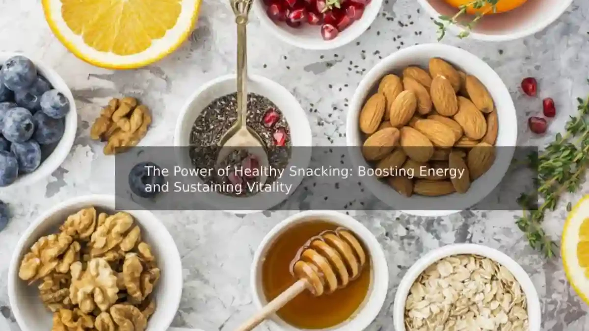 Healthy Snacking: Boosting Energy and Sustaining Vitality