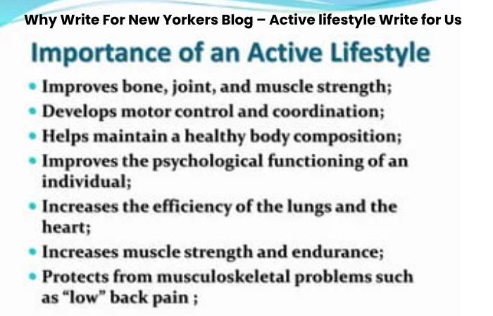 Why Write For New Yorkers Blog – Active lifestyle Write for Us