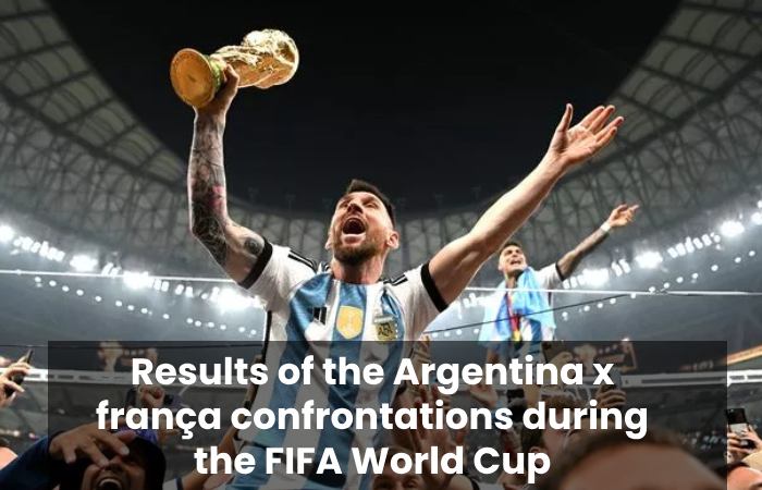 Results of the Argentina x frança confrontations during the FIFA World Cup