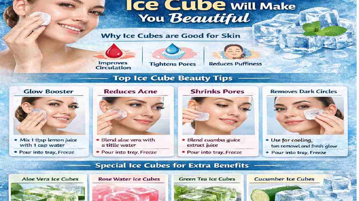 Amazing Beauty Tips of Ice Cube Will Make You Beautiful