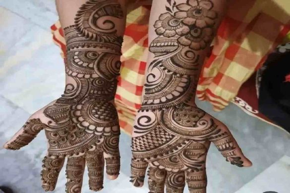 Front Full Hand Mehndi Design