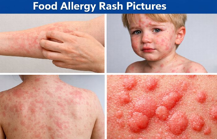food allergy rash pictures
