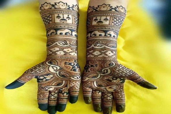 Front Full Hand Mehndi Design