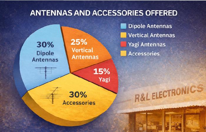 antennas and accessories offered