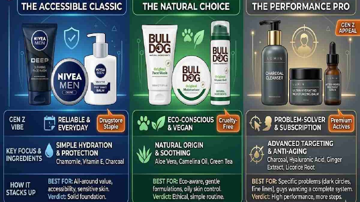 I Am a Gen Z Man. How Does the NIVEA Men Line Stack Up Against Bulldog or Lumin? (USA)