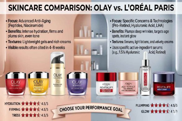 olay moisturizers perform compared to l’oréal’s skincare line_ usa