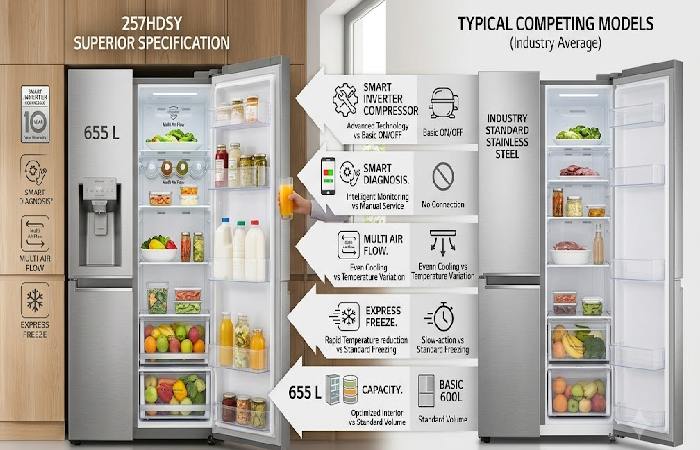 257HDSY vs typical competing models