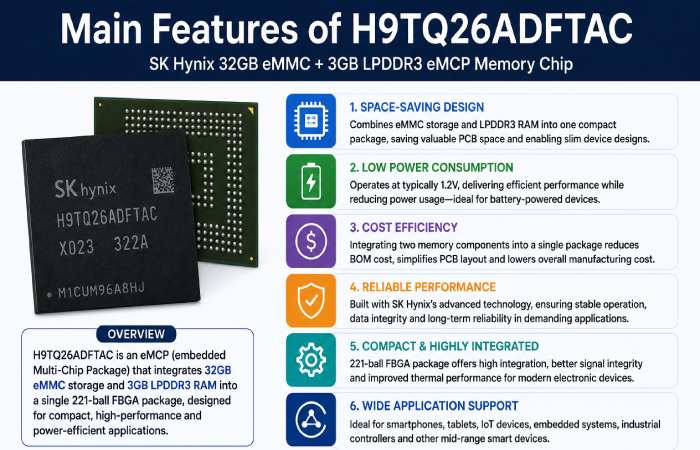 Main Features of H9TQ26ADFTAC