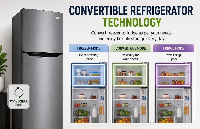 convertible refrigerator technology