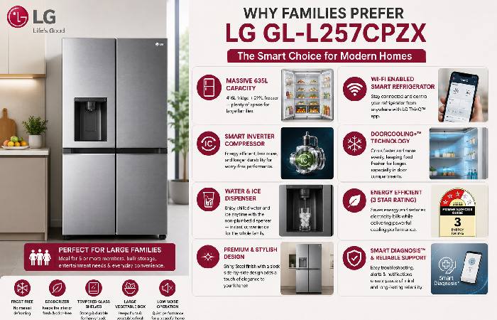 why families prefer LG GL-L257CPZX